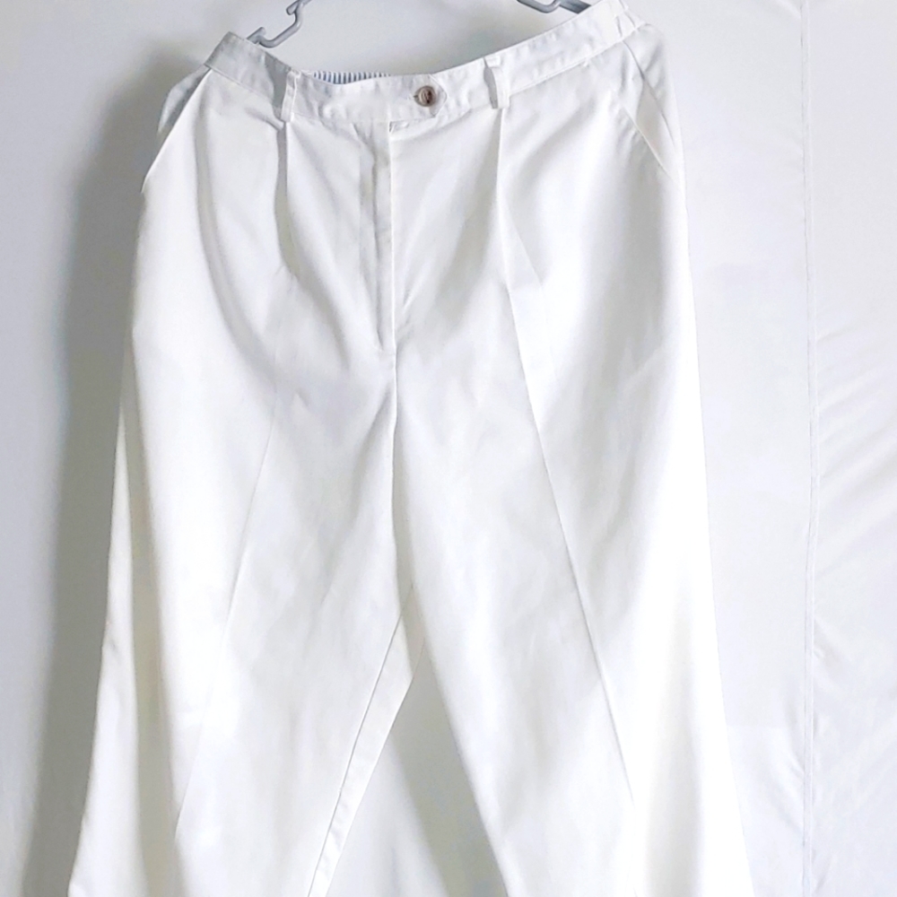 Talbots white pants.
